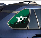 Dallas Stars NHL Rear Side Quarter Window Vinyl Decal Stickers Fits Toyota Rav4