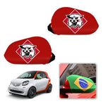 Davidson Wildcats NCAAB Car rear view mirror cover-View Elastic