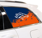 Denver Broncos NFL Rear Side Quarter Window Vinyl Decal Stickers Fits Jeep Grand