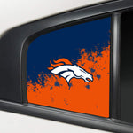 Denver Broncos NFL Rear Side Quarter Window Vinyl Decal Stickers Fits Dodge Charger