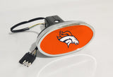 Denver Broncos NFL Hitch Cover LED Brake Light for Trailer