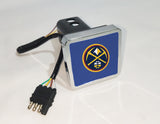 Denver Nuggets NBA Hitch Cover LED Brake Light for Trailer