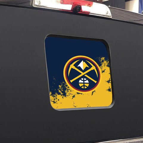 Denver Nuggets NBA Rear Back Middle Window Vinyl Decal Stickers Fits Dodge Ram GMC Chevy Tacoma Ford