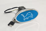 Detroit Lions NFL Hitch Cover LED Brake Light for Trailer