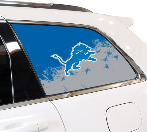 Detroit Lions NFL Rear Side Quarter Window Vinyl Decal Stickers Fits Jeep Grand