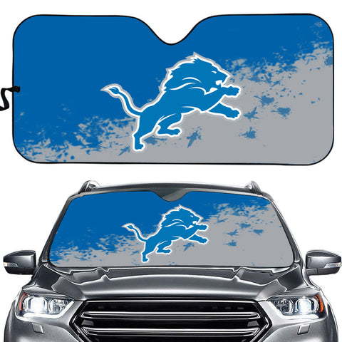 Detroit Lions NFL Car Windshield Sun Shade Universal Fit Sunshade