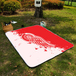 Detroit Red Wings NHL Picnic Blanket Mat Beach Outdoor Waterproof