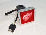 Detroit Red Wings NHL Hitch Cover LED Brake Light for Trailer