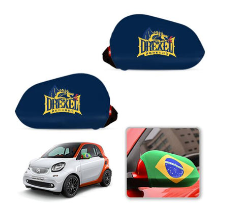 Drexel Dragons NCAAB Car rear view mirror cover-View Elastic