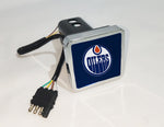 Edmonton Oilers NHL Hitch Cover LED Brake Light for Trailer