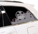 Edmonton Oilers NHL Rear Side Quarter Window Vinyl Decal Stickers Fits Jeep Grand