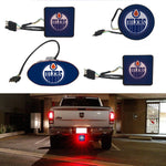 Edmonton Oilers NHL Hitch Cover LED Brake Light for Trailer