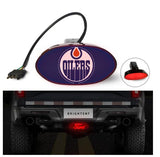 Edmonton Oilers NHL Hitch Cover LED Brake Light for Trailer