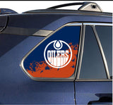 Edmonton Oilers NHL Rear Side Quarter Window Vinyl Decal Stickers Fits Toyota Rav4