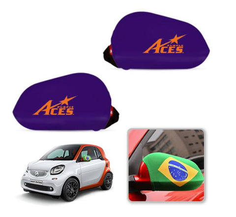 Evansville Aces NCAAB Car rear view mirror cover-View Elastic