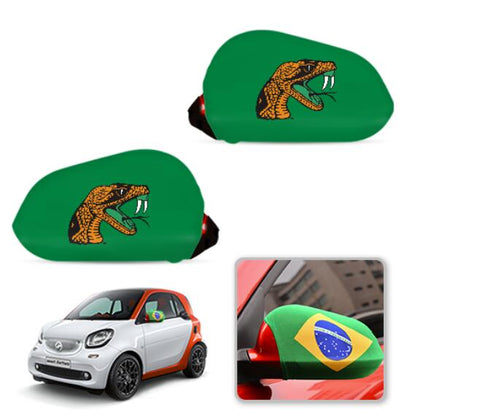 Florida A&M Rattlers NCAAB Car rear view mirror cover-View Elastic