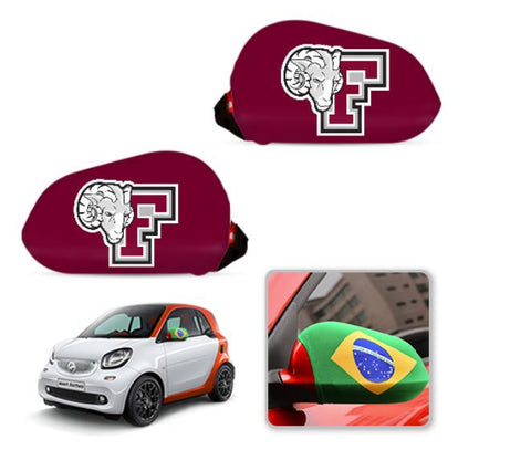 Fordham Rams NCAAB Car rear view mirror cover-View Elastic