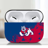 Fresno State Bulldogs NCAA Airpods Pro Case Cover 2pcs