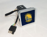 Golden State Warriors NBA Hitch Cover LED Brake Light for Trailer