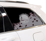 Golden State Warriors NBA Rear Side Quarter Window Vinyl Decal Stickers Fits Jeep Grand
