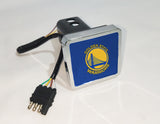 Golden State Warriors NBA Hitch Cover LED Brake Light for Trailer