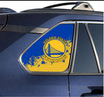 Golden State Warriors NBA Rear Side Quarter Window Vinyl Decal Stickers Fits Toyota Rav4