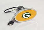 Green Bay Packers NFL Hitch Cover LED Brake Light for Trailer