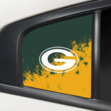 Green Bay Packers NFL Rear Side Quarter Window Vinyl Decal Stickers Fits Dodge Charger