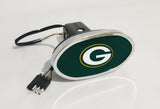 Green Bay Packers NFL Hitch Cover LED Brake Light for Trailer