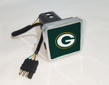 Green Bay Packers NFL Hitch Cover LED Brake Light for Trailer