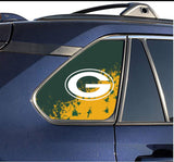 Green Bay Packers NFL Rear Side Quarter Window Vinyl Decal Stickers Fits Toyota Rav4