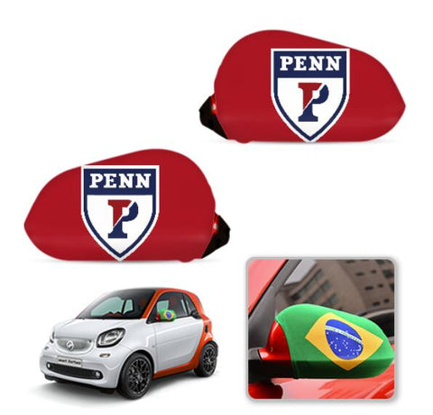 Harvard Crimson NCAAB Car rear view mirror cover-View Elastic