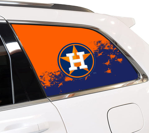 Houston Astros MLB Rear Side Quarter Window Vinyl Decal Stickers Fits Jeep Grand