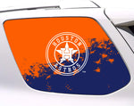 Houston Astros MLB Rear Side Quarter Window Vinyl Decal Stickers Fits Toyota 4Runner