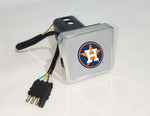 Houston Astros MLB Hitch Cover LED Brake Light for Trailer