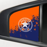 Houston Astros MLB Rear Side Quarter Window Vinyl Decal Stickers Fits Dodge Charger