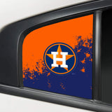 Houston Astros MLB Rear Side Quarter Window Vinyl Decal Stickers Fits Dodge Charger