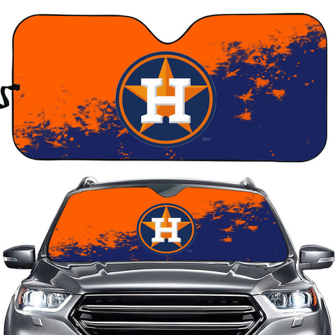 Houston Astros MLB Car Windshield Sun Shade Universal Fit Sunshade