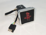 Houston Rockets NBA Hitch Cover LED Brake Light for Trailer