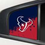 Houston Texans NFL Rear Side Quarter Window Vinyl Decal Stickers Fits Dodge Charger