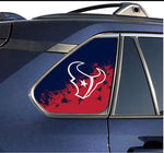 Houston Texans NFL Rear Side Quarter Window Vinyl Decal Stickers Fits Toyota Rav4