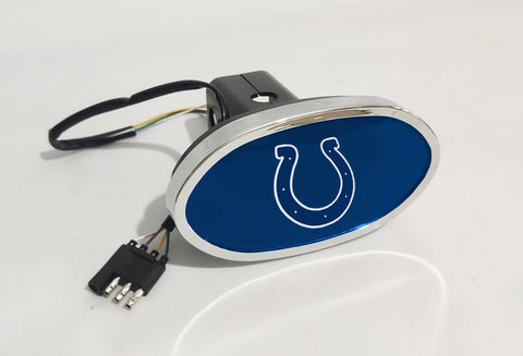 Indianapolis Colts NFL Hitch Cover LED Brake Light for Trailer