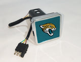 Jacksonville Jaguars NFL Hitch Cover LED Brake Light for Trailer