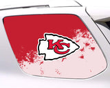 Kansas City Chiefs NFL Rear Side Quarter Window Vinyl Decal Stickers Fits Toyota 4Runner