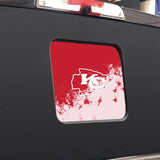 Kansas City Chiefs NFL Rear Back Middle Window Vinyl Decal Stickers Fits Dodge Ram GMC Chevy Tacoma Ford