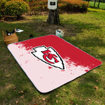 Kansas City Chiefs NFL Picnic Blanket Mat Beach Outdoor Waterproof