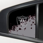 Las Vegas Raiders NFL Rear Side Quarter Window Vinyl Decal Stickers Fits Dodge Charger