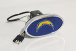 Los Angeles Chargers NFL Hitch Cover LED Brake Light for Trailer