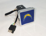 Los Angeles Chargers NFL Hitch Cover LED Brake Light for Trailer