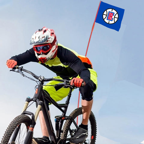 Los Angeles Clippers NBA Bicycle Bike Rear Wheel Flag